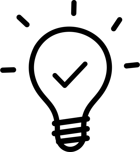 bulb checkmark
